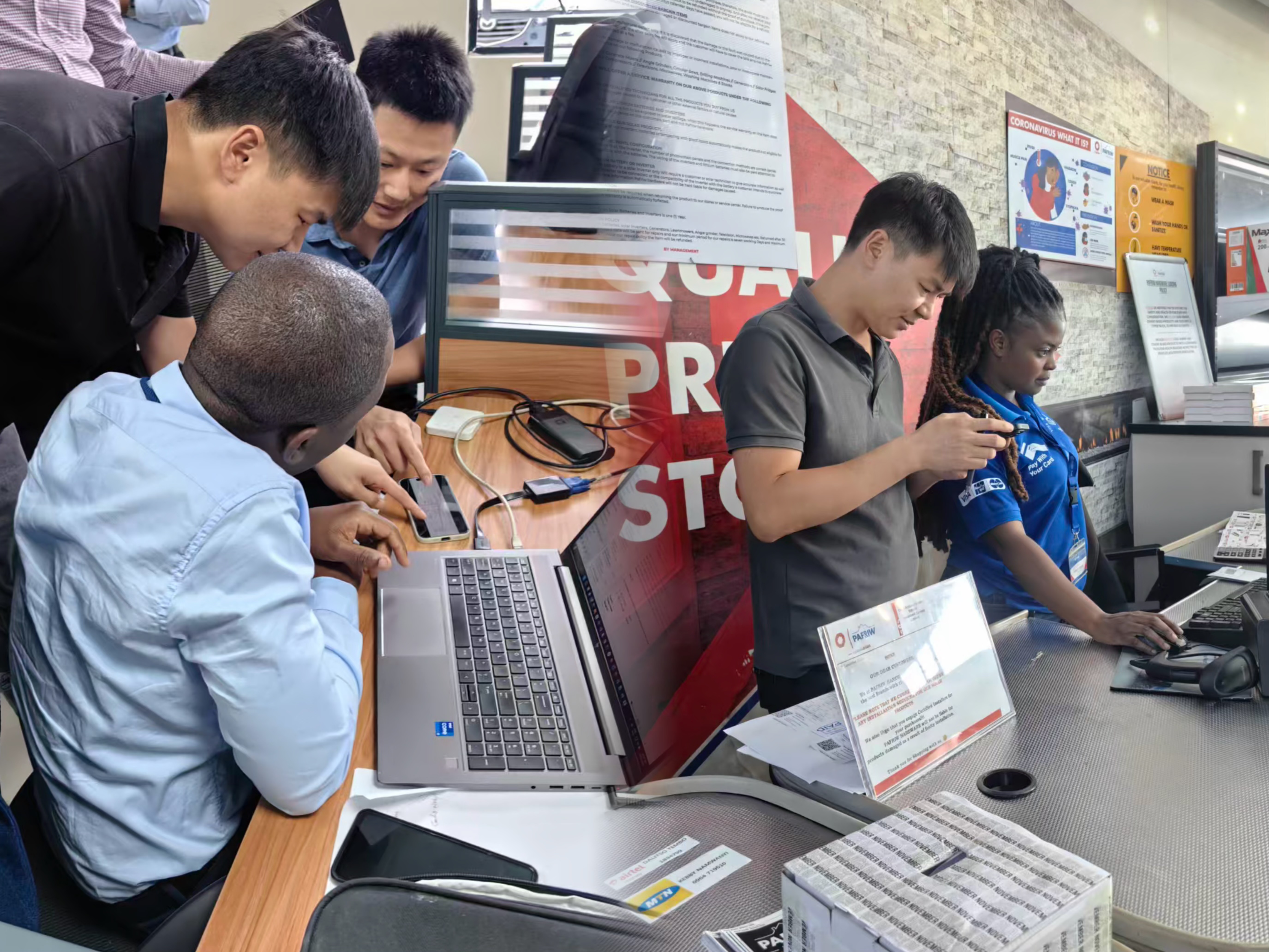 数字化非洲出海再添新绩！汐帆信息助力中建投海外零售超市收POS系统顺利上线